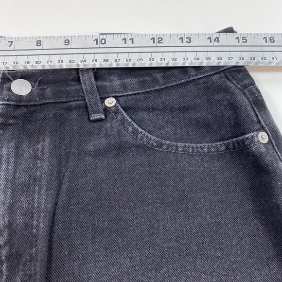 Vintage Womens GAP Reverse Fit Regular Black Denim Jeans Casual Pants Size 12 - Picture 7 of 9
